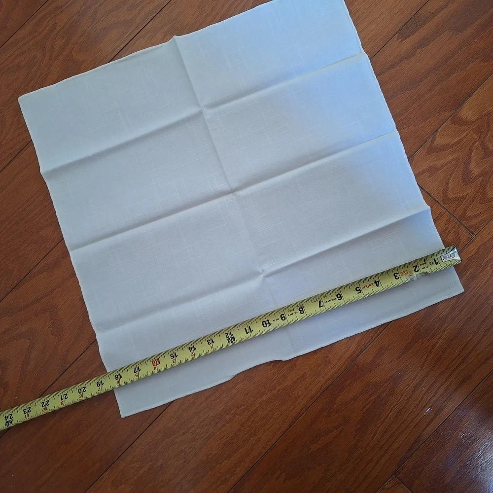 Elegant White Cloth Napkins